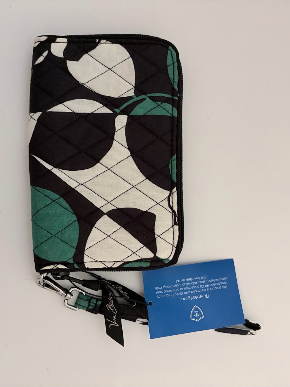Vera Bradley RFID Grab & Go Wristlet Imperial Rose